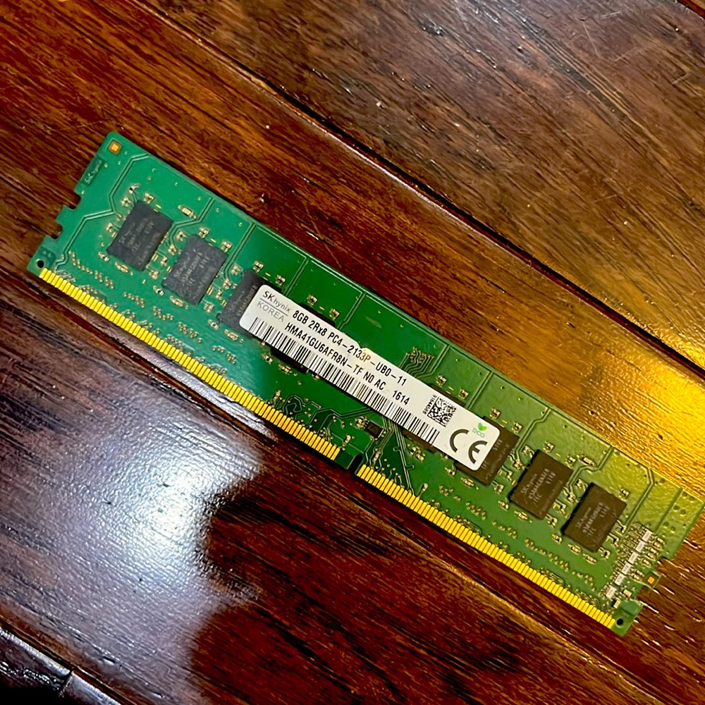 8GB of RAM